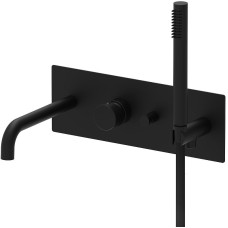 Смеситель для ванны Paffoni Jo JO001NO Черный матовый