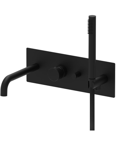 Смеситель для ванны Paffoni Jo JO001NO Черный матовый