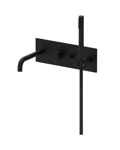 Смеситель для ванны Paffoni Jo JO001NO Черный матовый