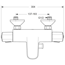 Термостат для ванны с душем Vidima Ви-Стайл A6194AA