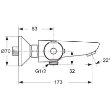 Термостат для ванны с душем Vidima Ви-Стайл A6194AA