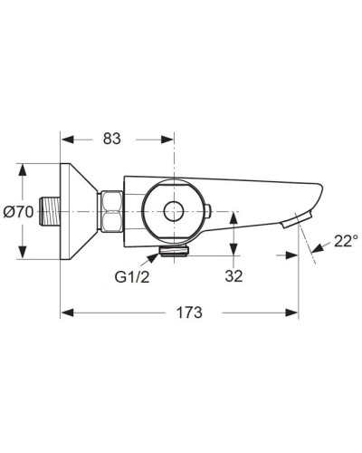 Термостат для ванны с душем Vidima Ви-Стайл A6194AA