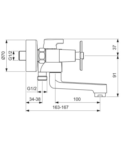 Смеситель для ванны Vidima Art BA328AA