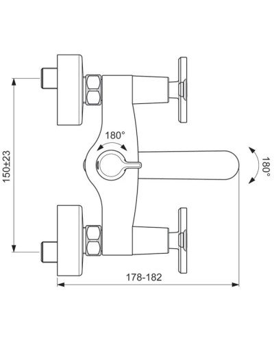 Смеситель для ванны Vidima Art BA328AA