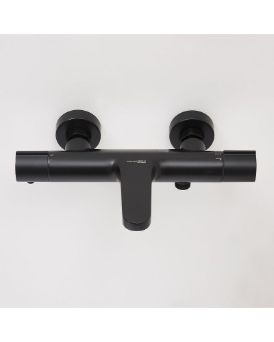 Смеситель для ванны WasserKRAFT Elbe 7411 Thermo с термостатом Черный