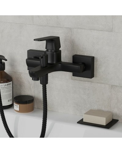 Смеситель для ванны Paini Bari RTYO111 Черный матовый