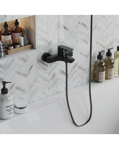 Смеситель для ванны Paini Nove 09YO111 Черный матовый