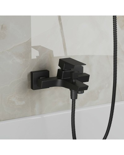 Смеситель для ванны Paini Torre 98YO111 Черный матовый