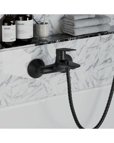 Смеситель для ванны Paini Laguna LAYO111 Черный матовый