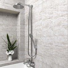 Смеситель для ванны Paini Parallel 47CR111LMKM Хром