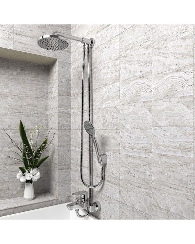 Смеситель для ванны Paini Parallel 47CR111LMKM Хром