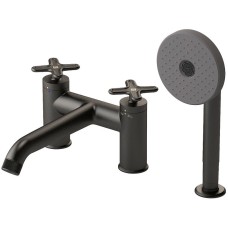 Смеситель на борт ванны Jacob Delafon Nouvelle Vague E78343-BLV Черный матовый