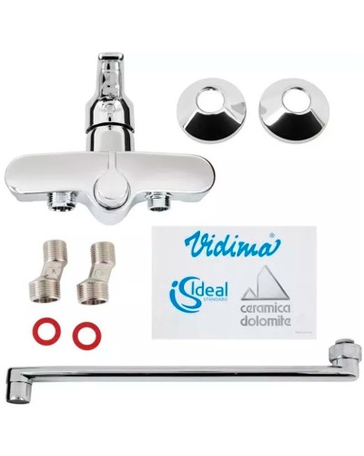 Смеситель для ванны Ideal Standard Alpha BD044AA универсальный Хром