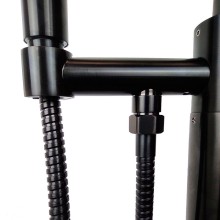 Смеситель для ванны Paini Cox 78PZ136LM Черный матовый