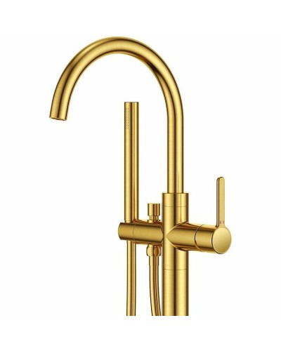 Смеситель для ванны Cezares Eco ECO-VDP-BORO Брашированное золото