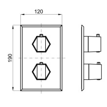 Термостат для ванны Noken Chelsea N199999364