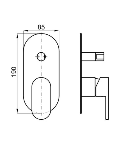 Смеситель для ванны Noken Hotels N194710550