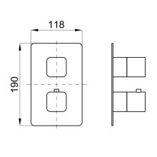Термостат для ванны Noken Lounge N199999375