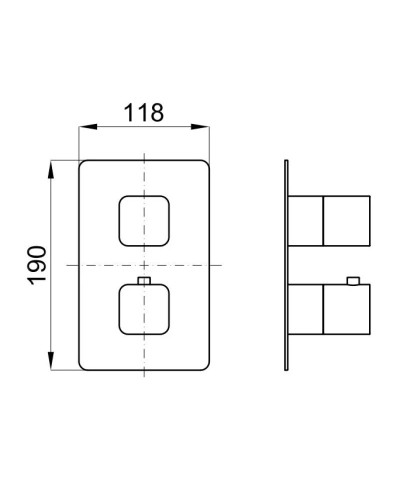 Термостат для ванны Noken Lounge N199999375