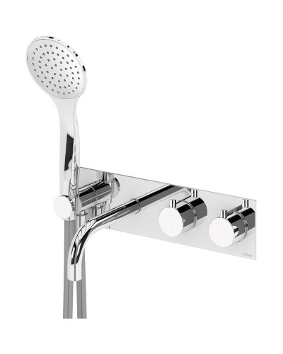 Смеситель для ванны Cezares Czr CZR-B-VDM2-T-01 с термостатом Хром