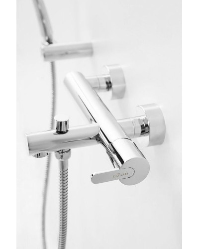 Смеситель для ванны Cezares Leaf LEAF-VD-BIO Хром