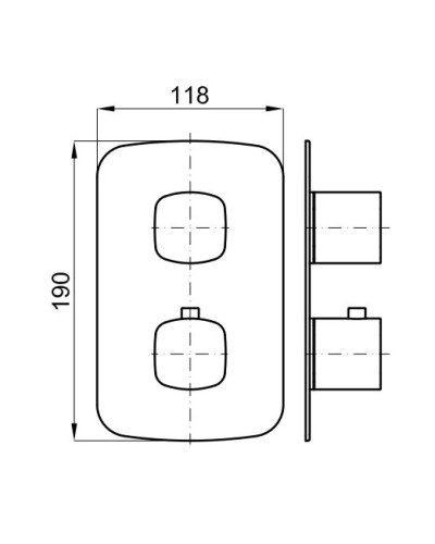 Термостат для ванны Noken NK Concept N199999425