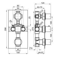 Термостат для ванны Noken NK Logic N172390002