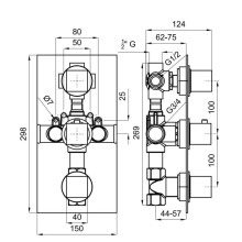 Термостат для ванны Noken NK Logic N140140073