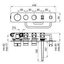 Термостат для ванны Noken Pure Line N199999252