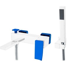 Смеситель для ванны Boheme Q 143-CRBlue.2 Хром Синий