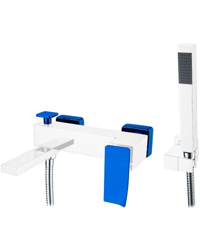 Смеситель для ванны Boheme Q 143-CRBlue.2 Хром Синий