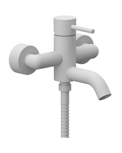 Смеситель для ванны Remer X-Style X05BO Белый матовый