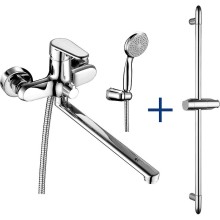 Смеситель для ванны Lemark Point LM0379C универсальный Хром