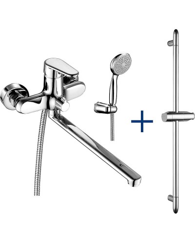 Смеситель для ванны Lemark Point LM0379C универсальный Хром