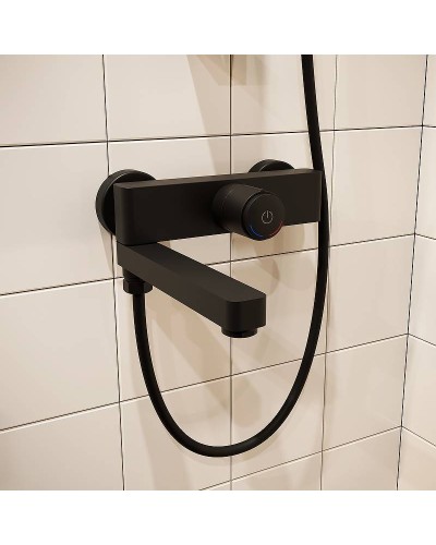 Смеситель для ванны Iddis Slide SLIBLBTi02WA Черный матовый