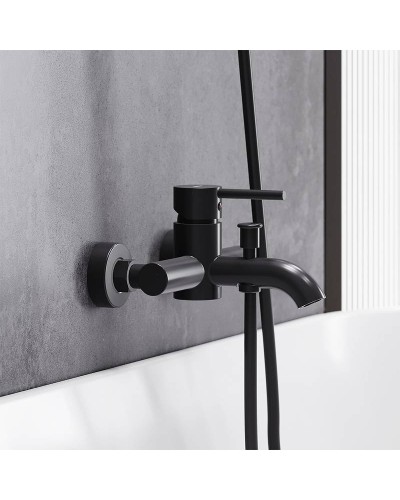 Смеситель для ванны Damixa Scandinavian Pure 361000300 Черный матовый