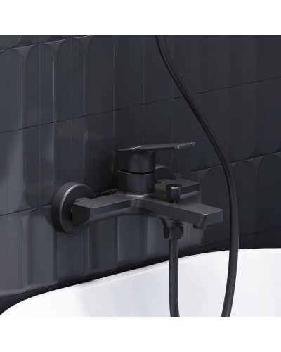 Смеситель для ванны Damixa Merkur 401000300 Черный матовый