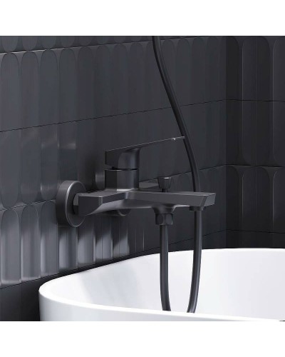 Смеситель для ванны Damixa Merkur 401000300 Черный матовый