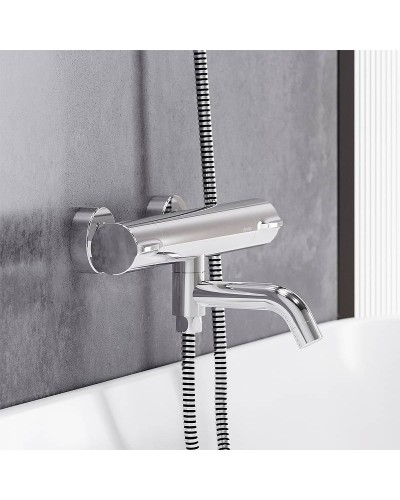 Смеситель для ванны Damixa Scandinavian Pure 363000000 с термостатом Хром