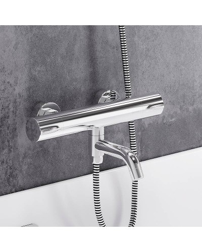 Смеситель для ванны Damixa Scandinavian Pure 363000000 с термостатом Хром