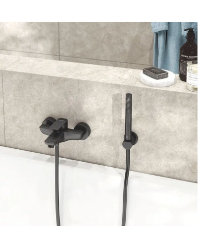 Смеситель для ванны Kludi Pure Style 406813975 Черный матовый