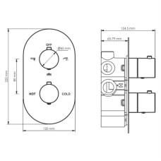 Термостат для ванны WasserKRAFT Elbe 7444