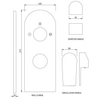 Термостат для ванны Jaquar Aria ARI-CHR-39783K