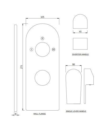 Термостат для ванны Jaquar Aria ARI-CHR-39783K