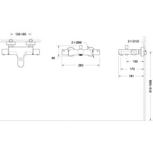 Термостат для ванны Bravat Stream F63984C-01B