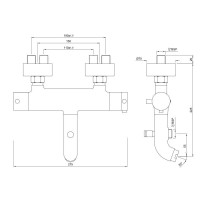 Термостат для ванны Jaquar Florentine FLR-CHR-5657