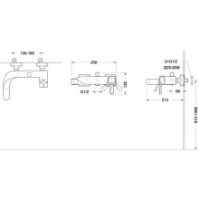Смеситель для ванны Bravat Wave F674108C-01