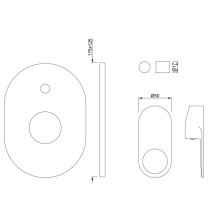 Cмеситель для ванны Jaquar Ornamix Prime ORP-CHR-10065KPM