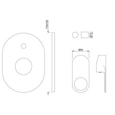 Cмеситель для ванны Jaquar Ornamix Prime ORP-CHR-10065KPM