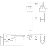Cмеситель для ванны Jaquar Ornamix Prime ORP-CHR-10119PM